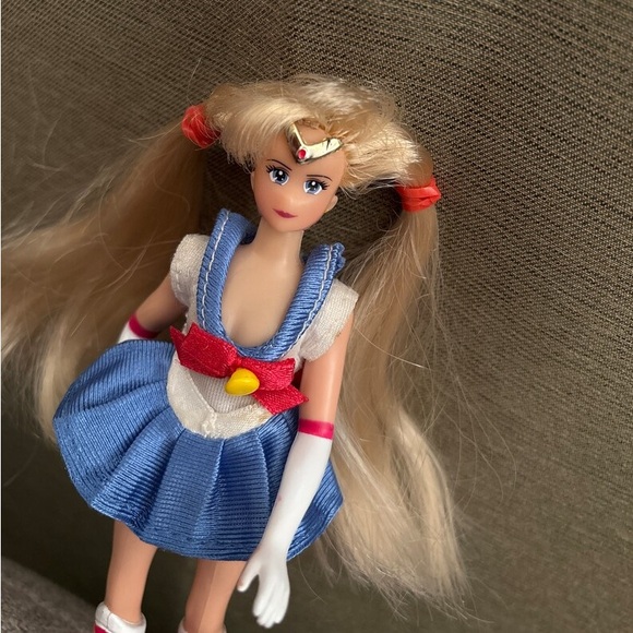 Vintage Other - 1995 NTK TOEI A Vintage 90s Pretty Soldier Sailor Moon 6” Brushable Hair Toy